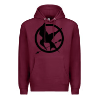 Burgundy hunger games spiral movie Premium Hoodie - minhPixels