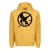 Mustard hunger games spiral movie Premium Hoodie - minhPixels