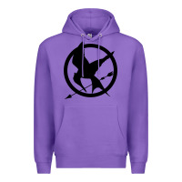 Purple hunger games spiral movie Premium Hoodie - minhPixels
