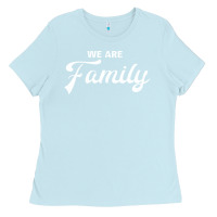 Baby Blue We Are Family (Family / Father / Mother / Children) Ladies Tee - Bettercallsaul