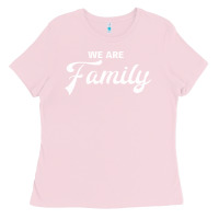 Bubblegum Pink We Are Family (Family / Father / Mother / Children) Ladies Tee - Bettercallsaul