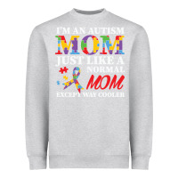 Heather Grey LIL Autism Mom Heavyweight Sweatshirt - CowhideDigitalArt