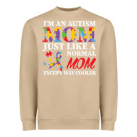 Mushroom LIL Autism Mom Heavyweight Sweatshirt - CowhideDigitalArt