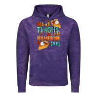 Cloud Purple thick thighs and pumpkin pies Vintage Hoodie - CowGirlArtShop