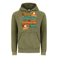 Vintage Olive thick thighs and pumpkin pies Vintage Hoodie - CowGirlArtShop