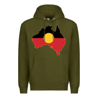 Army Green my family always will be Premium Hoodie - minhPixels