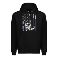 Black b.ra.zi.li.an j.i.u jit.su stars & stripes rank b.j flag shirt Premium Hoodie - minhPixels