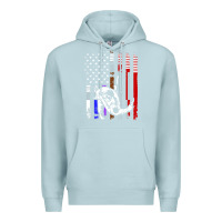 Blue Mist b.ra.zi.li.an j.i.u jit.su stars & stripes rank b.j flag shirt Premium Hoodie - minhPixels