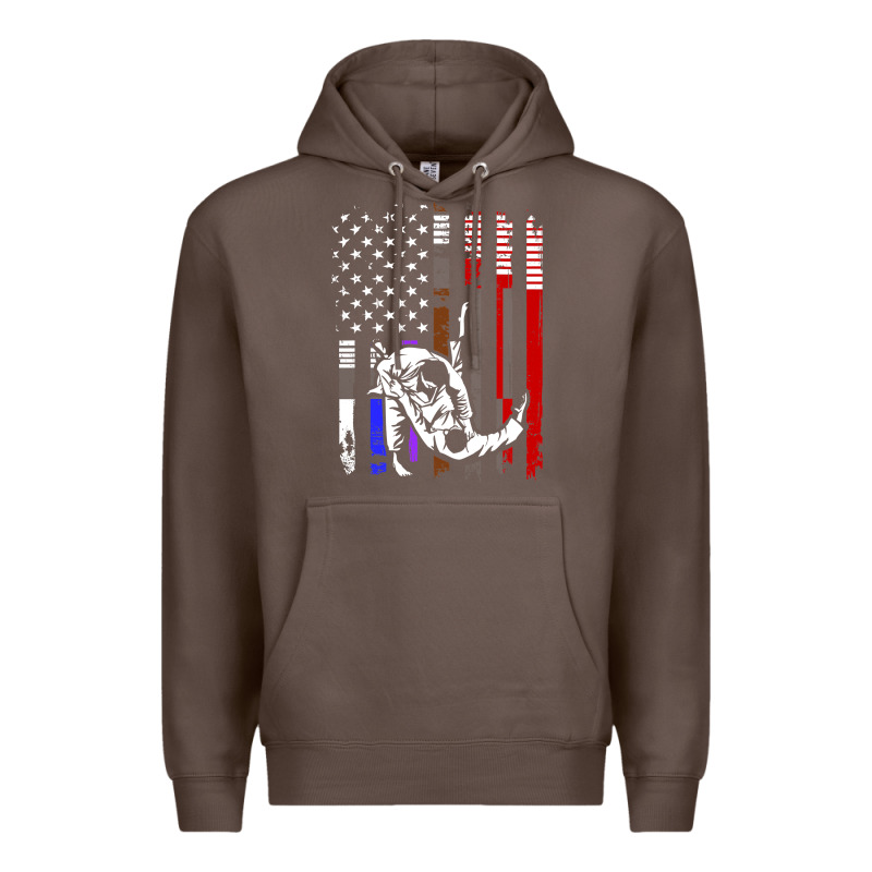 B.ra.zi.li.an J.i.u Jit.su Stars & Stripes Rank B.j Flag Shirt Premium Hoodie by minhPixels | Teevron
