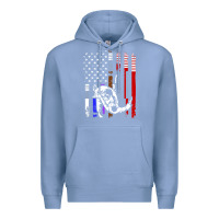 Colony Blue b.ra.zi.li.an j.i.u jit.su stars & stripes rank b.j flag shirt Premium Hoodie - minhPixels
