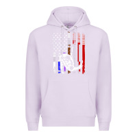 Lilac b.ra.zi.li.an j.i.u jit.su stars & stripes rank b.j flag shirt Premium Hoodie - minhPixels