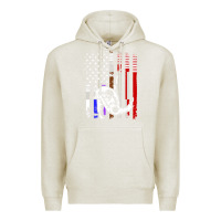Oatmeal Heather b.ra.zi.li.an j.i.u jit.su stars & stripes rank b.j flag shirt Premium Hoodie - minhPixels