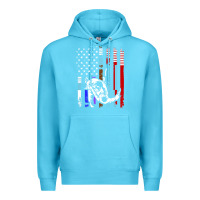 Ocean Blue b.ra.zi.li.an j.i.u jit.su stars & stripes rank b.j flag shirt Premium Hoodie - minhPixels