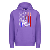 Purple b.ra.zi.li.an j.i.u jit.su stars & stripes rank b.j flag shirt Premium Hoodie - minhPixels