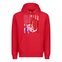 Red b.ra.zi.li.an j.i.u jit.su stars & stripes rank b.j flag shirt Premium Hoodie - minhPixels