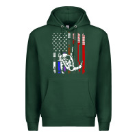 Sports Green b.ra.zi.li.an j.i.u jit.su stars & stripes rank b.j flag shirt Premium Hoodie - minhPixels
