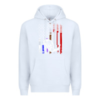 White b.ra.zi.li.an j.i.u jit.su stars & stripes rank b.j flag shirt Premium Hoodie - minhPixels