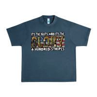 Midnight Navy its the guts and its the glory a hundred stripes Urban Heavy Tee - CowGirlArtShop