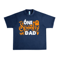 Navy one spooky dad funny cat boo dad halloween costume design t shirt Urban Heavy Tee - minhPixels