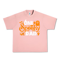Salmon one spooky dad funny cat boo dad halloween costume design t shirt Urban Heavy Tee - minhPixels