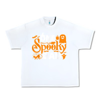 White one spooky dad funny cat boo dad halloween costume design t shirt Urban Heavy Tee - minhPixels