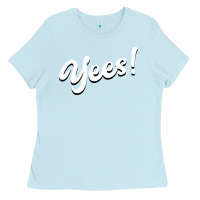 Baby Blue YEES! Ladies Tee - Bettercallsaul