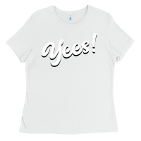 White YEES! Ladies Tee - Bettercallsaul