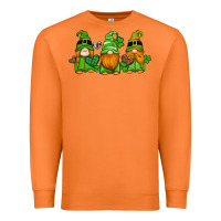 St Patricks Day Gnomes With Western Hearts And Shamrocks Premium Sweatshirt | Teevron