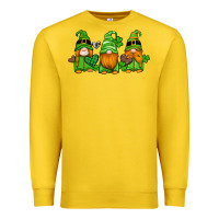 Lemon st patricks day gnomes with western hearts and shamrocks Premium Sweatshirt - Artiststas
