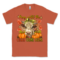 Copper Pray Till The Cows Come Home Classic Tee - texasbilliewilder
