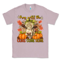 Lilac Pray Till The Cows Come Home Classic Tee - texasbilliewilder