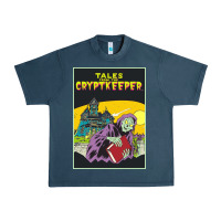 Midnight Navy Tales From The Cryptkeeper-Figzk Urban Heavy Tee - minhPixels