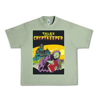 Oil Green Tales From The Cryptkeeper-Figzk Urban Heavy Tee - minhPixels