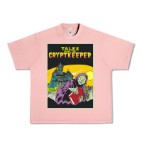 Salmon Tales From The Cryptkeeper-Figzk Urban Heavy Tee - minhPixels