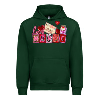 Forest Green valentines day nurse Urban Hoodie - AdoDesignShop