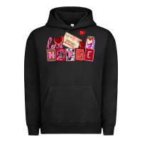 Pigment Black valentines day nurse Urban Hoodie - AdoDesignShop