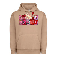 Pigment Burro valentines day nurse Urban Hoodie - AdoDesignShop