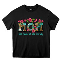 Black mom the heart of the family Heavy Core Tee - Artiststas