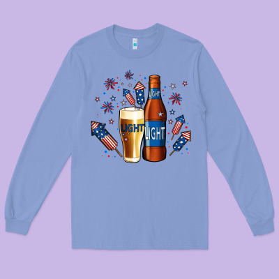 Just Here For The Light Long Sleeve Tee Designed By Jasminsmagicworld