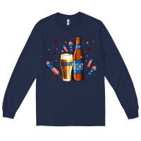Navy Just Here For The Light Long Sleeve Tee - Jasminsmagicworld