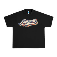 Black I Love Lockport City Usa Retro Vintage Urban Heavy Tee - minhPixels