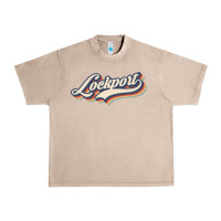 French Oak I Love Lockport City Usa Retro Vintage Urban Heavy Tee - minhPixels