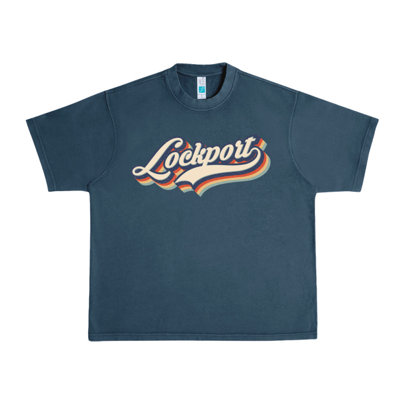 I Love Lockport City Usa Retro Vintage Urban Heavy Tee by minhPixels | Teevron