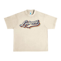 Sandshell I Love Lockport City Usa Retro Vintage Urban Heavy Tee - minhPixels