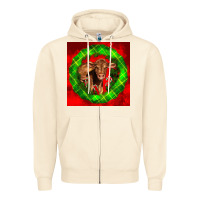 Sandshell christmas red angus calf Zipper Hoodie - LillyAllenDesigns