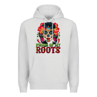Dove Grey sugar skull woman proud of my roots Premium Hoodie - BundleAndBundleShop