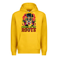 Lemon sugar skull woman proud of my roots Premium Hoodie - BundleAndBundleShop