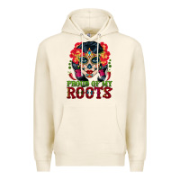 Tofu sugar skull woman proud of my roots Premium Hoodie - BundleAndBundleShop