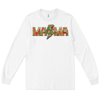 White Mama christmas lightning bolt mother's day Long Sleeve Tee - HowdyJamesFarm