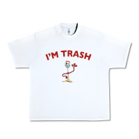 White i'm trash forky Urban Heavy Tee - minhPixels